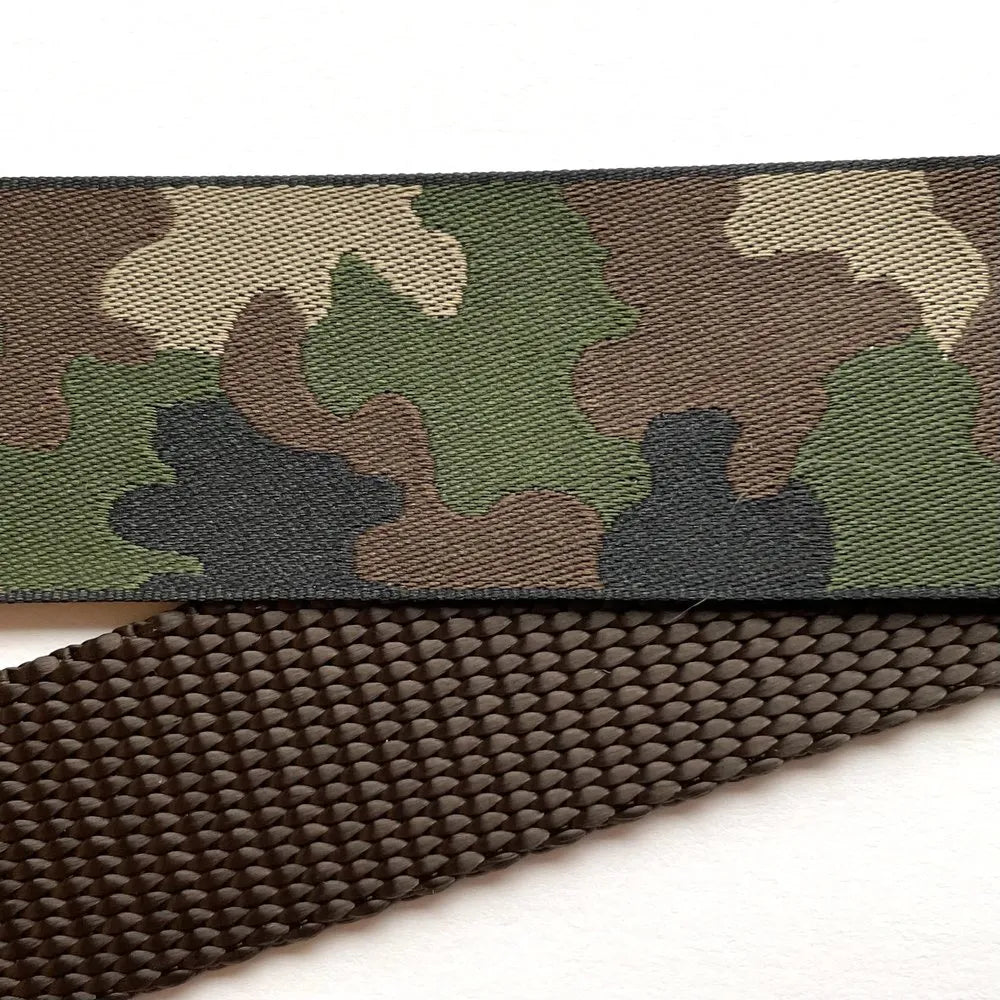 Hidden Prong Dog Training Collar Brown Design with Camouflage