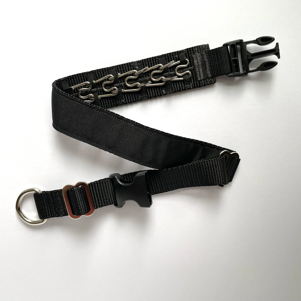 Hidden Prong Dog Training Collar with Solid Black Design
